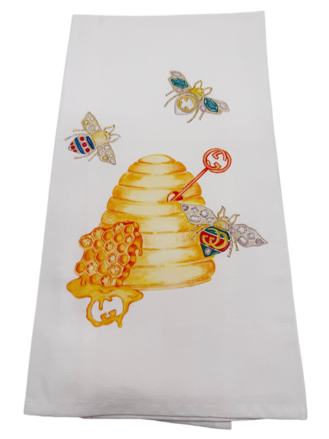 GG Honey Bee 3 Fold Tea Towel